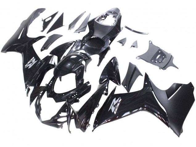 2011-2024 Glossy Black Matte Black White Decal Suzuki GSXR 600 / GSXR 750 Motorcycle Fairings