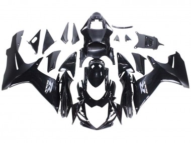2011-2024 Glossy Black Matte Black White Decal Suzuki GSXR 600 / GSXR 750 Motorcycle Fairings