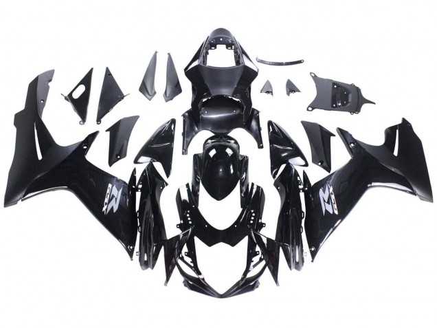 2011-2024 Glossy Black Matte Black White Decal Suzuki GSXR 600 / GSXR 750 Motorcycle Fairings