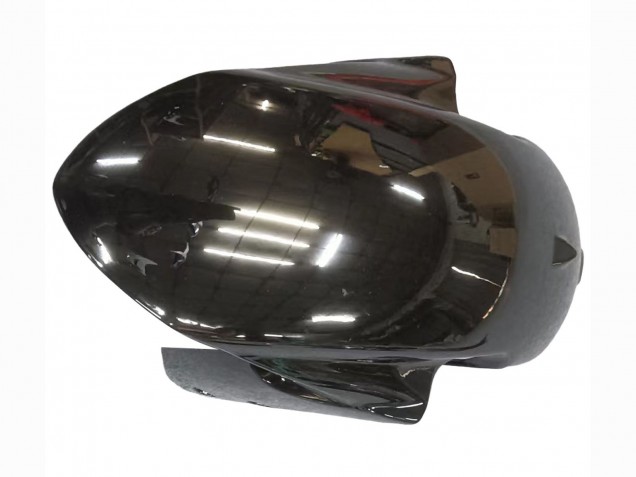 2011-2024 Glossy Black Red Flame Suzuki GSXR 600 / GSXR 750 Motorcycle Fairings