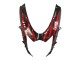 2011-2024 Glossy Black Red Flame Suzuki GSXR 600 / GSXR 750 Motorcycle Fairings