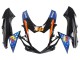 2011-2024 Light Blue Orange Black White Shark 46 Suzuki GSXR 600 / GSXR 750 Motorcycle Fairings