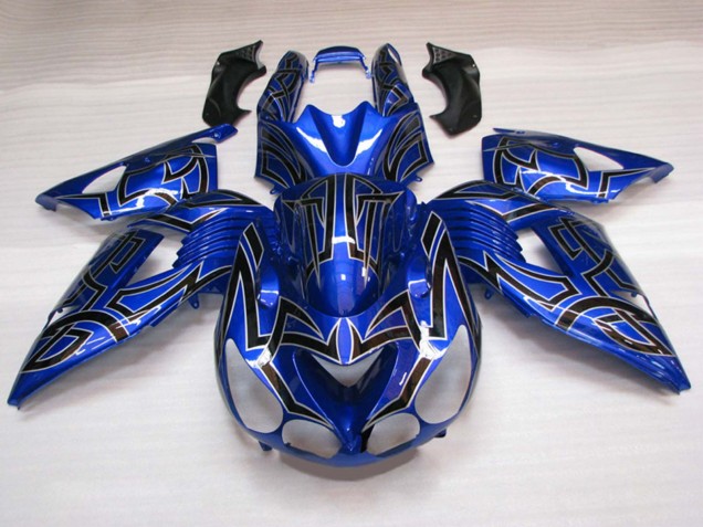 2011-2024 Blue Black Suzuki GSXR 600 / GSXR 750 Motorcycle Fairings