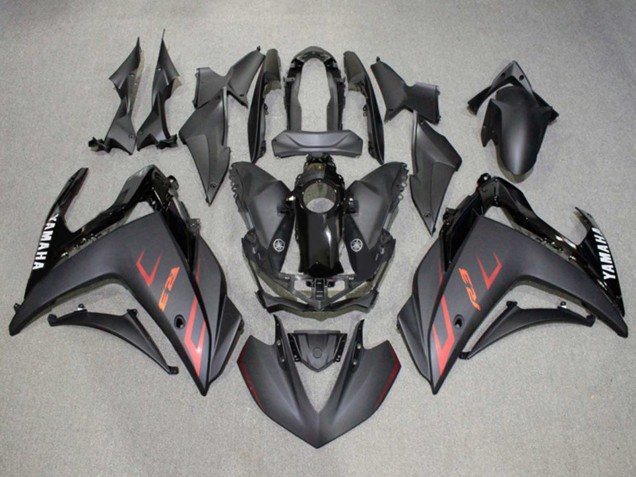 2015-2018 Glossy Black Matte Black Red Yamaha YZF R3/R25 Motorcycle Fairings
