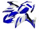 2015-2018 White Blue Black Racing Yamaha YZF R3/R25 Motorcycle Fairings
