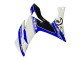 2015-2018 White Blue Black Racing Yamaha YZF R3/R25 Motorcycle Fairings