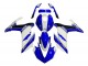 2015-2018 White Blue Black Racing Yamaha YZF R3/R25 Motorcycle Fairings
