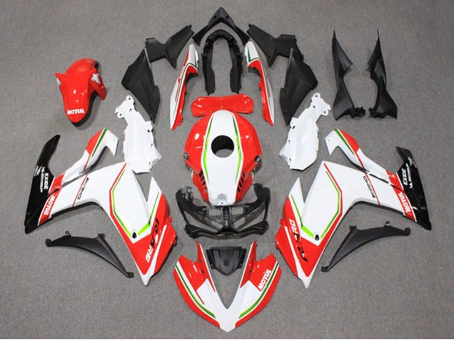 2015-2018 White Red Green Black Motul Yamaha YZF R3/R25 Motorcycle Fairings
