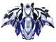 2015-2018 White Blue Black Yamalube Yamaha YZF R3/R25 Motorcycle Fairings