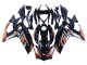 2015-2018 Blue Orange Silver Yamalube Yamaha YZF R3/R25 Motorcycle Fairings