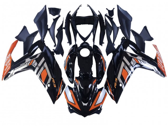 2015-2018 Blue Orange Silver Yamalube Yamaha YZF R3/R25 Motorcycle Fairings