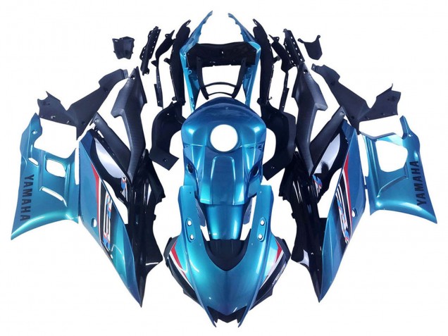 2019-2021 Blue Black Yamaha YZF R3/R25 Motorcycle Fairing