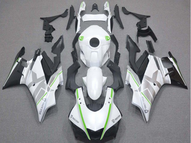 2019-2021 White Green Silver Black Yamaha YZF R3/R25 Motorcycle Fairings