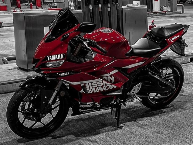 2019-2021 Dark Red White Silver Black Valsir Yamaha YZF R3/R25 Motorcycle Fairings