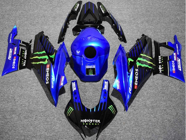 2019-2021 Blue Black Green ENEOS Yamalube Monster Yamaha YZF R3/R25 Motorcycle Fairings