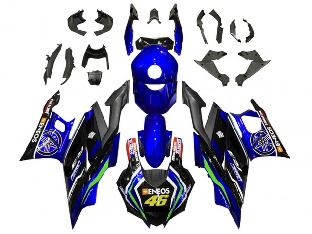 2019-2021 Blue White Green Black ENEOS 46 Yamaha YZF R3/R25 Motorcycle Fairings