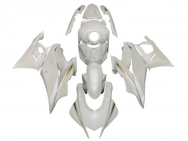 2019-2021 White Gold Yamaha YZF R3/R25 Motorcycle Fairings