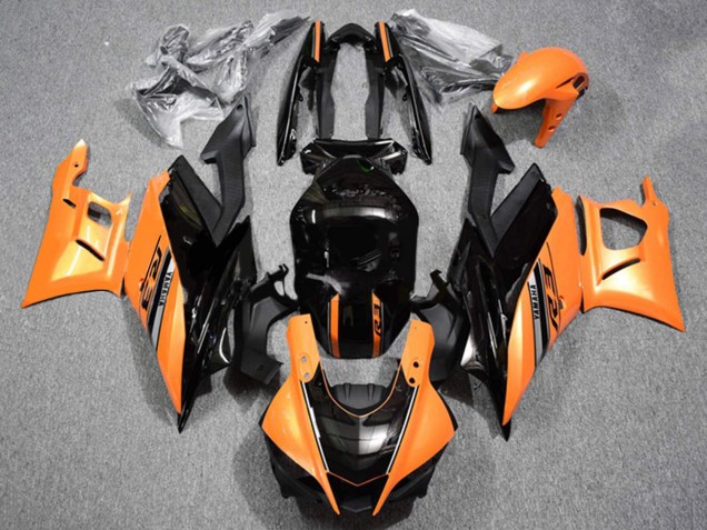 2019-2021 Orange Glossy Black Yamaha YZF R3/R25 Motorcycle Fairings