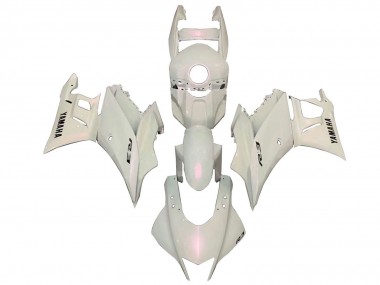 2019-2021 White Yamaha YZF R3/R25 Motorcycle Fairings