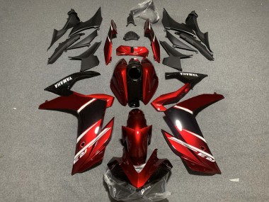 2019-2021 Red White Glossy Black Yamaha YZF R3/R25 Motorcycle Fairings