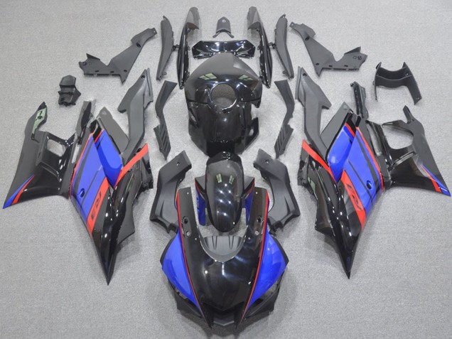 2022-2024 Glossy Black Blue Red Yamaha YZF R3/R25 Motorcycle Fairings