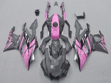 2022-2024 Pink Black Monster Yamaha YZF R3/R25 Motorcycle Fairings