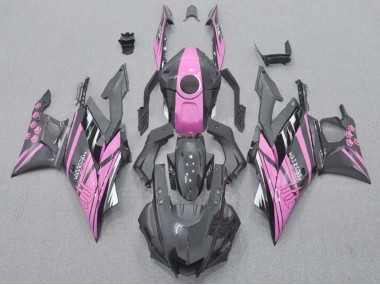 2022-2024 Pink Black Monster Yamaha YZF R3/R25 Motorcycle Fairings