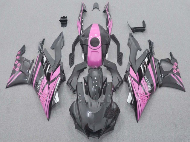 2022-2024 Pink Black Monster Yamaha YZF R3/R25 Motorcycle Fairings
