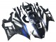 2022-2024 Marble Black Silver Blue Forged Carbon Fiber Style Yamaha YZF R3/R25 Motorcycle Fairings