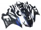 2022-2024 Marble Black Silver Blue Forged Carbon Fiber Style Yamaha YZF R3/R25 Motorcycle Fairings