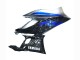 2022-2024 Marble Black Silver Blue Forged Carbon Fiber Style Yamaha YZF R3/R25 Motorcycle Fairings
