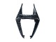 2022-2024 Marble Black Silver Blue Forged Carbon Fiber Style Yamaha YZF R3/R25 Motorcycle Fairings