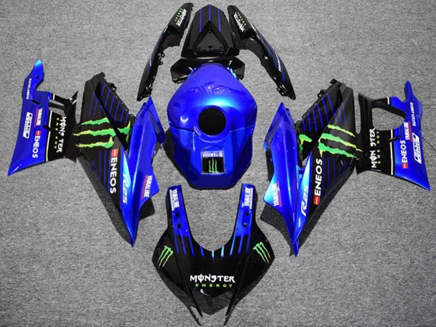 2022-2024 Blue Green Black Monster ENEOS Yamalube Yamaha YZF R3/R25 Motorcycle Fairings