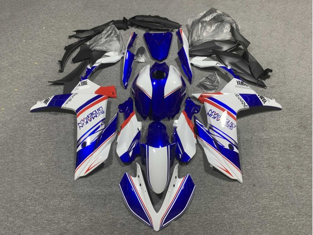 2022-2024 Blue White Red Semakin Didepan Yamaha YZF R3/R25 Motorcycle Fairings