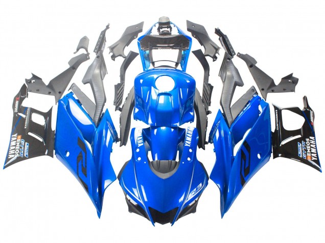 2022-2024 Blue Black ENEOS Yamaha YZF R3/R25 Motorcycle Fairings