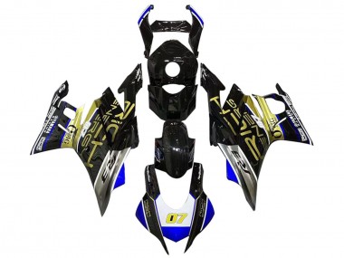 2022-2024 White Blue Gold Glossy Black Yamaha YZF R3/R25 Motorcycle Fairings