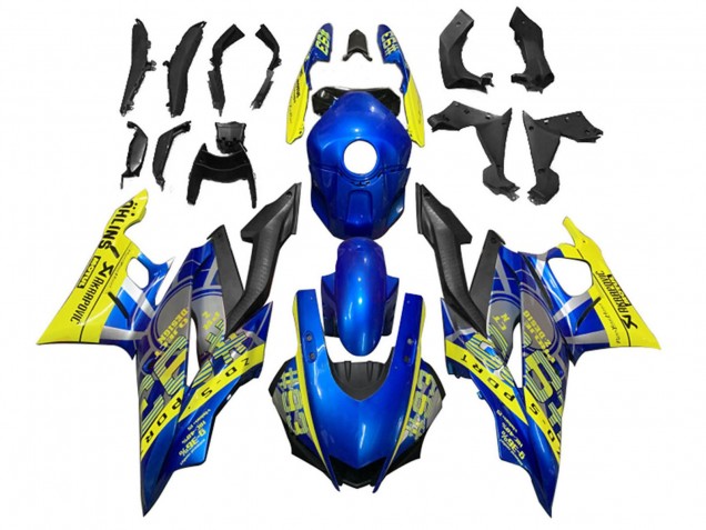 2022-2024 Yellow Blue Matte Black 93 Yamaha YZF R3/R25 Motorcycle Fairings