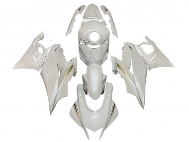 2022-2024 White Gold Yamaha YZF R3/R25 Motorcycle Fairings