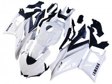 2022-2024 White Yamaha YZF R3/R25 Motorcycle Fairings