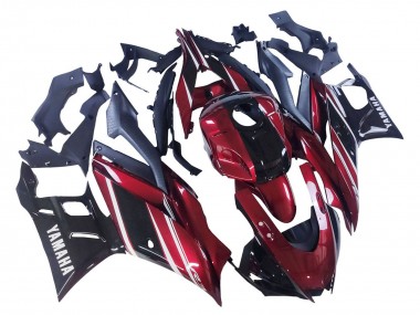2022-2024 Red White Glossy Black Yamaha YZF R3/R25 Motorcycle Fairing