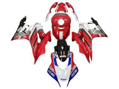 2022-2024 White Red Blue Black Motul Flex Box Givi Unubat Yamaha YZF R3/R25 Motorcycle Fairings
