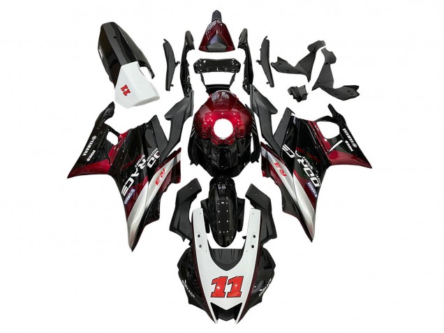 2022-2024 Red Silver Black 11 Yamaha YZF R3/R25 Motorcycle Fairings