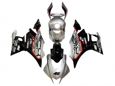 2022-2024 Silver Red Black 46 Yamaha YZF R3/R25 Motorcycle Fairings