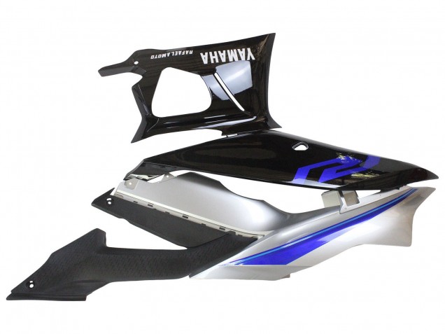 2022-2024 Silver Blue Glossy Black Yamaha YZF R3/R25 Motorcycle Fairings