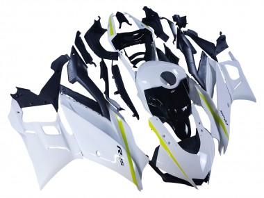 2022-2024 White Yellow Black Yamaha YZF R3/R25 Motorcycle Fairings