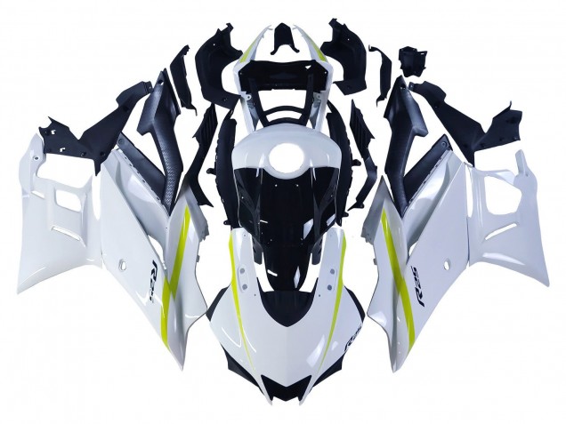 2022-2024 White Yellow Black Yamaha YZF R3/R25 Motorcycle Fairings