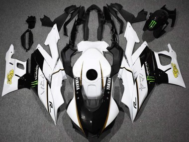 2022-2024 White Black Green Monster Yamaha YZF R3/R25 Motorcycle Fairings