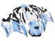 2022-2024 White Light Blue Yamaha YZF R3/R25 Motorcycle Fairings