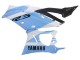 2022-2024 White Light Blue Yamaha YZF R3/R25 Motorcycle Fairings