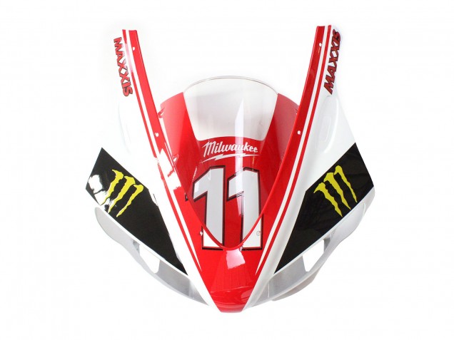 1998-1999 Red White Black Yellow Monster Milwaukee MAXXIS 11 Yamaha YZF 1000 R1 Motorcycle Fairings